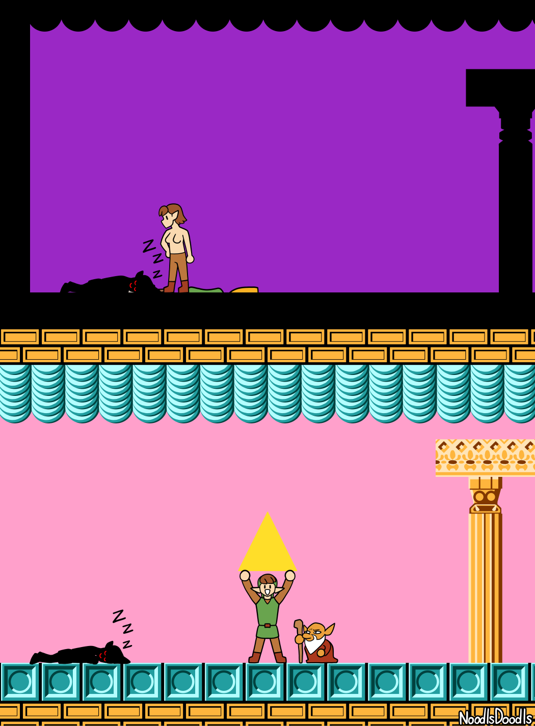 Link vs Dark Link: Make Love, Not War page 7 full