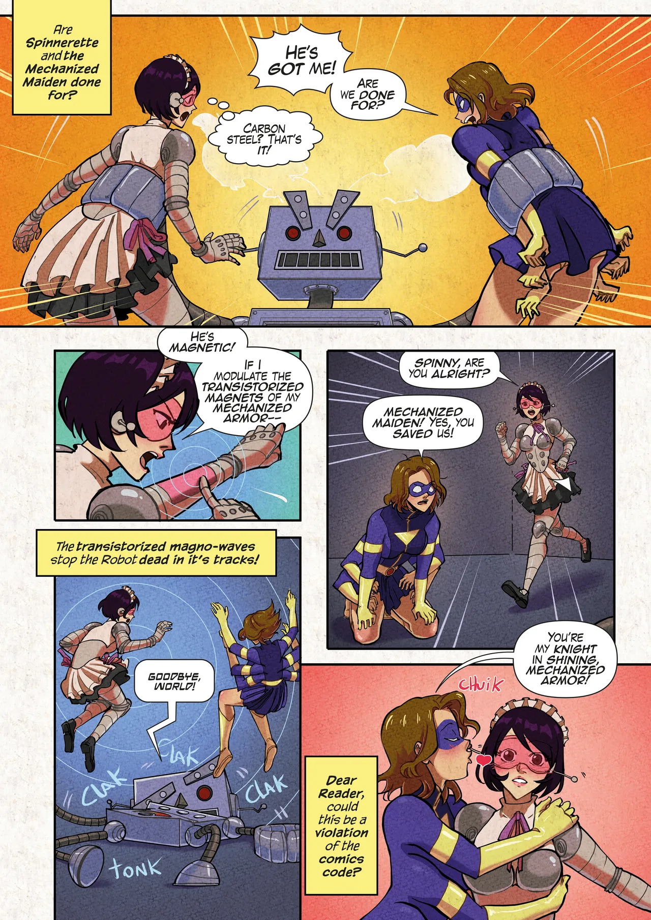 Golden Age Spinny x Mecha Maid page 3 full