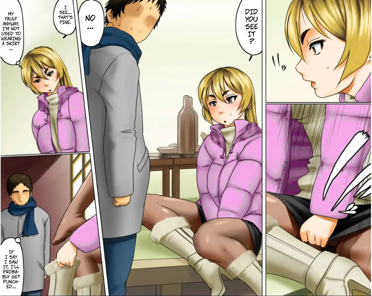 This Tough Chick Is A Devoted Widow -- Ichizuna Anego wa Miboujin setto pan page 9 full