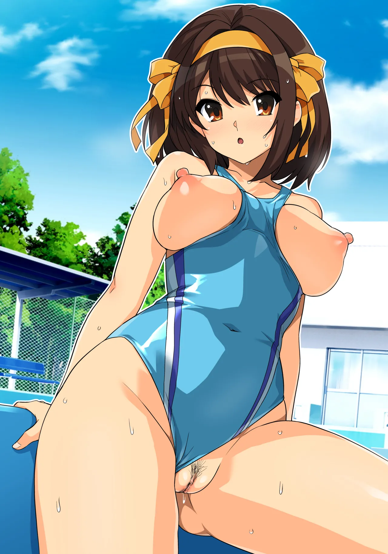 1ページごとにおっぱいが大きくなるハルヒさんの本 デジタル版 支援サイト向け page 6 full