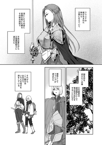 護衛女騎士と王子の関係が壊れる日 cover