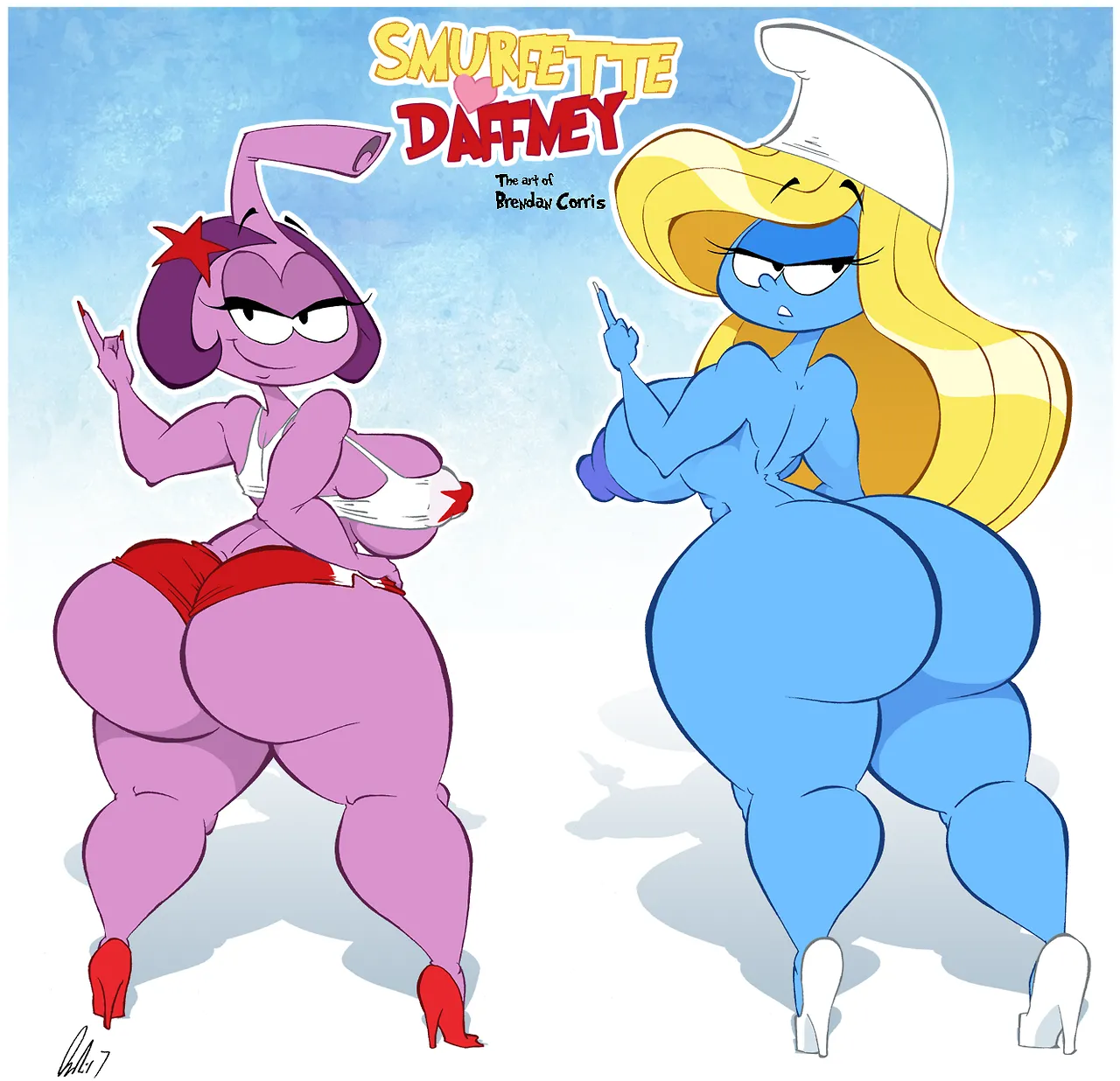 Smurfette loves Daffney page 1 full