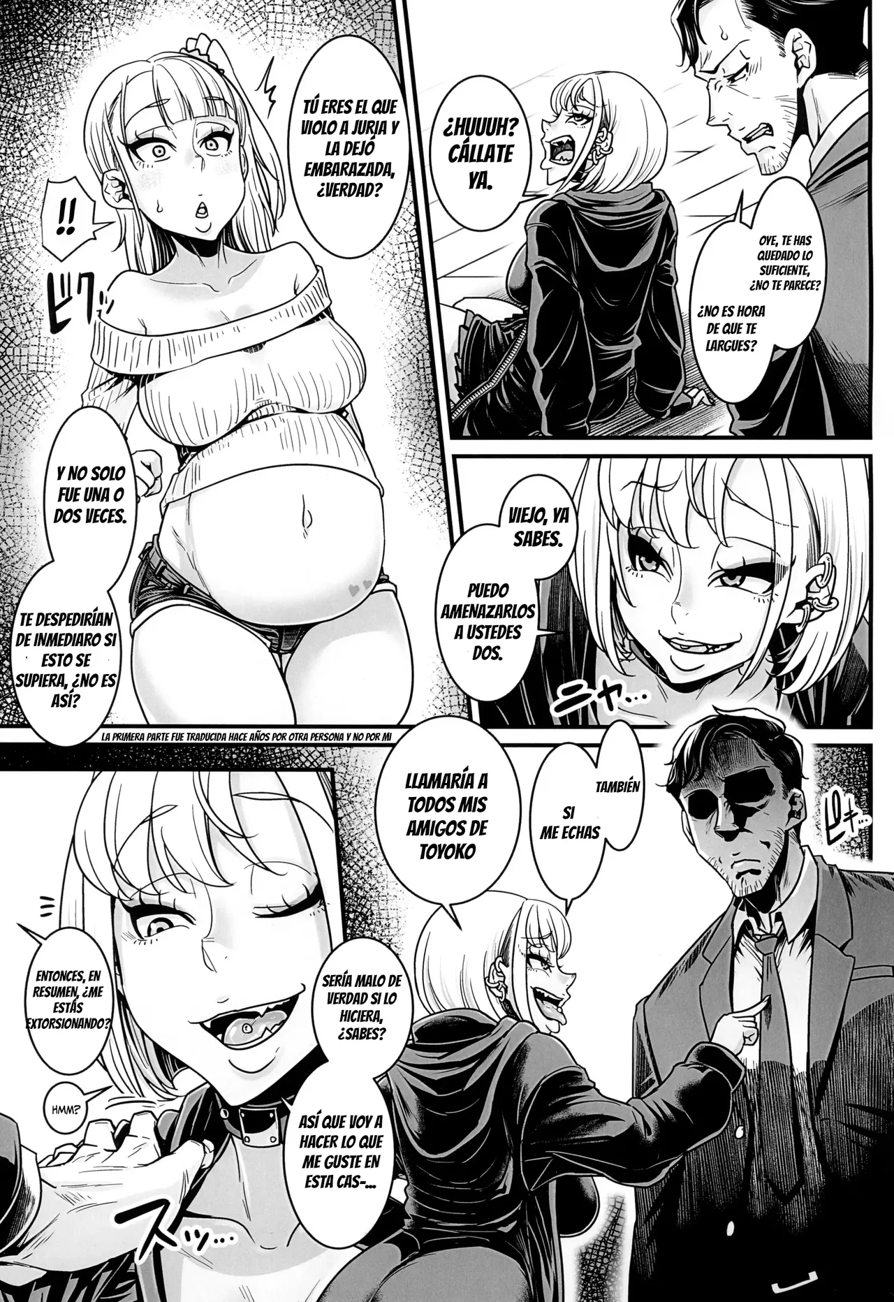 Yonaoshi Oji-san VS Tou Yoko-kei Iede Gal JC｜El Viejo Justiciero VS La Gal Descarada que Huyó de Casa page 4 full