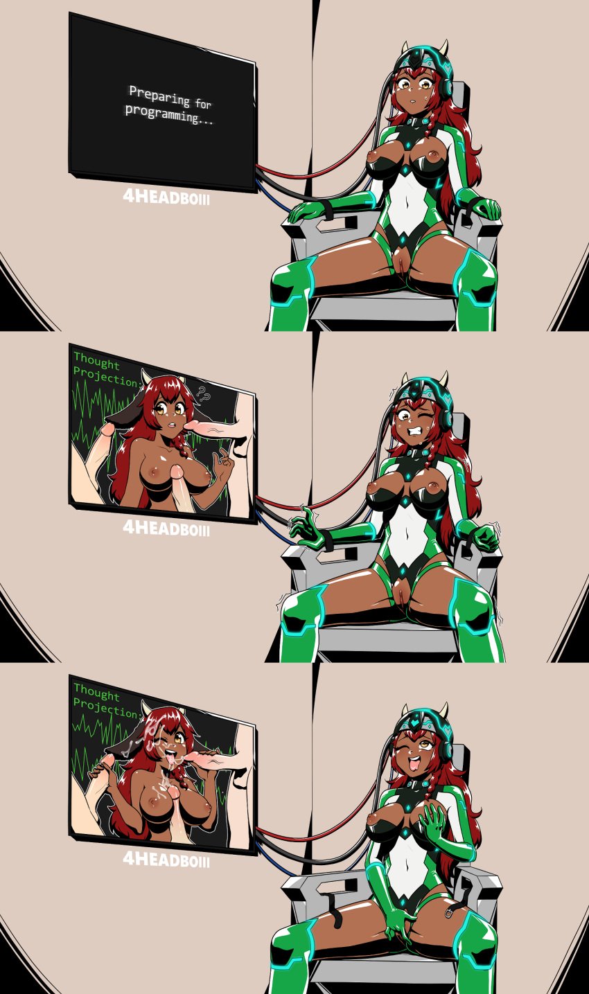 4HEADBOIII （robot girl+mind control） page 10 full