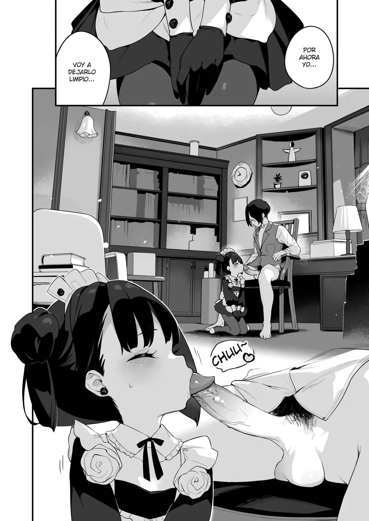 Komomo wa Goshujinsama Senyo no Ryoana Nikubenki Loli Maid｜Komomo Es Una Loli Maid Vertedero De Semen Con Todos Sus Agujeros Solo Para Su Amo page 4 full