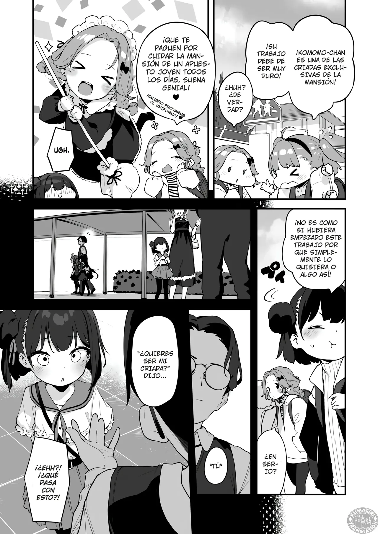 Komomo wa Goshujinsama Senyo no Ryoana Nikubenki Loli Maid｜Komomo Es Una Loli Maid Vertedero De Semen Con Todos Sus Agujeros Solo Para Su Amo page 9 full