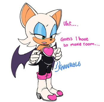 Sonic the Hedgehog - World's greatest jewel thief knows just where to hide stolen treasure... cover