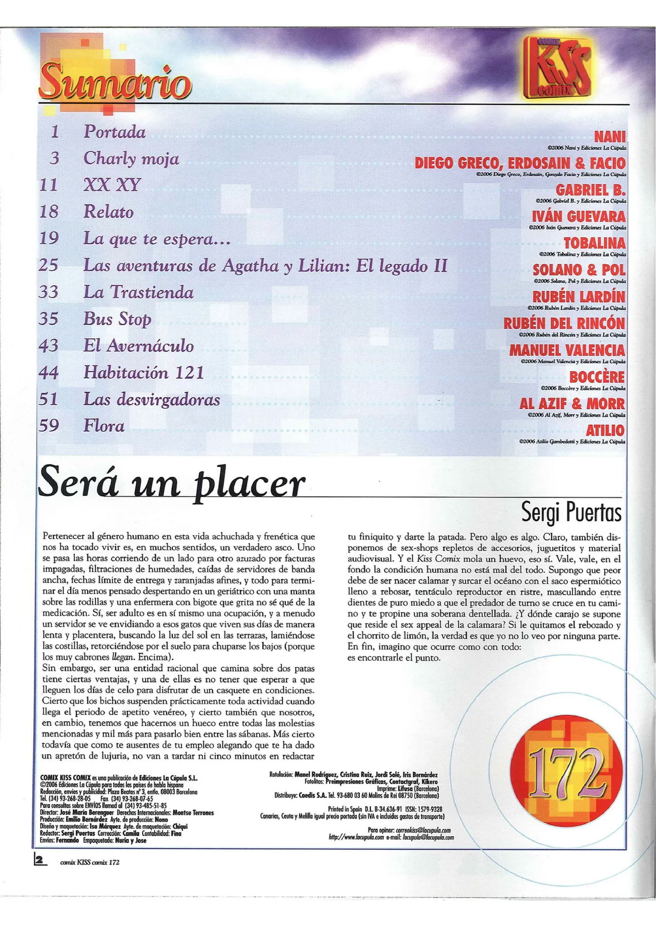 Kiss Comix #172 page 2 full