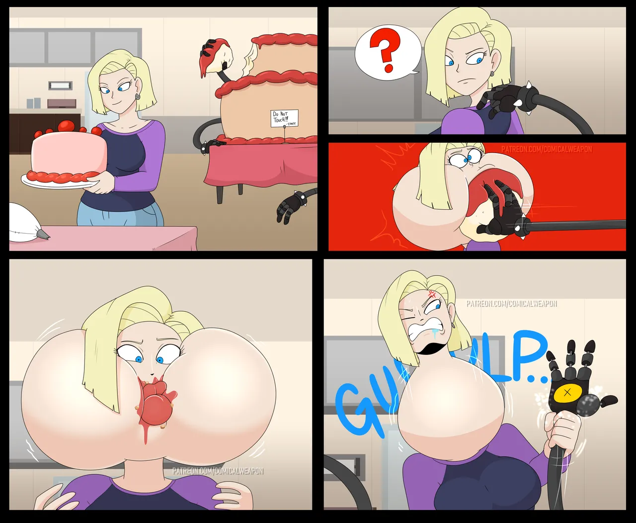 Caked Up - Android 18 page 2 full