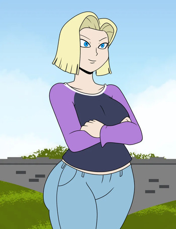 Caked Up - Android 18 cover