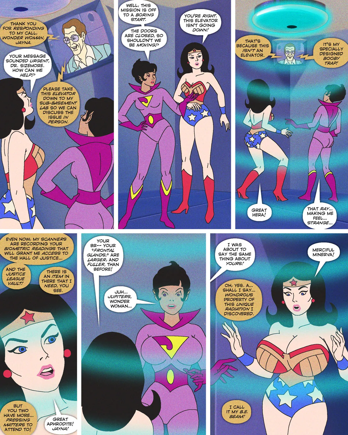 Super Friends with Benefits: Crowded Elevator to Nowhere page 2 full