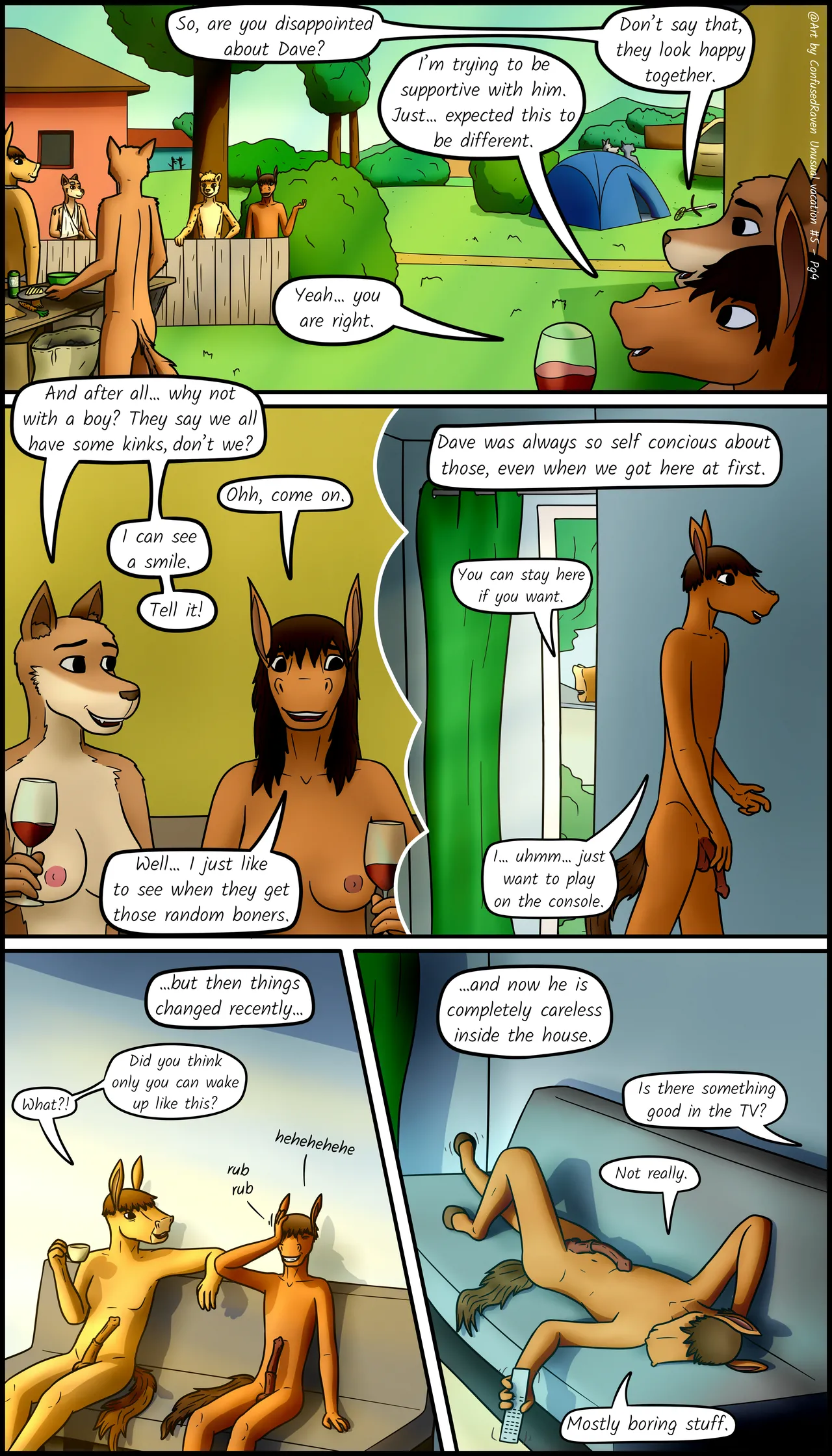 Unusual Vacation #5 - A taste of a new world page 4 full