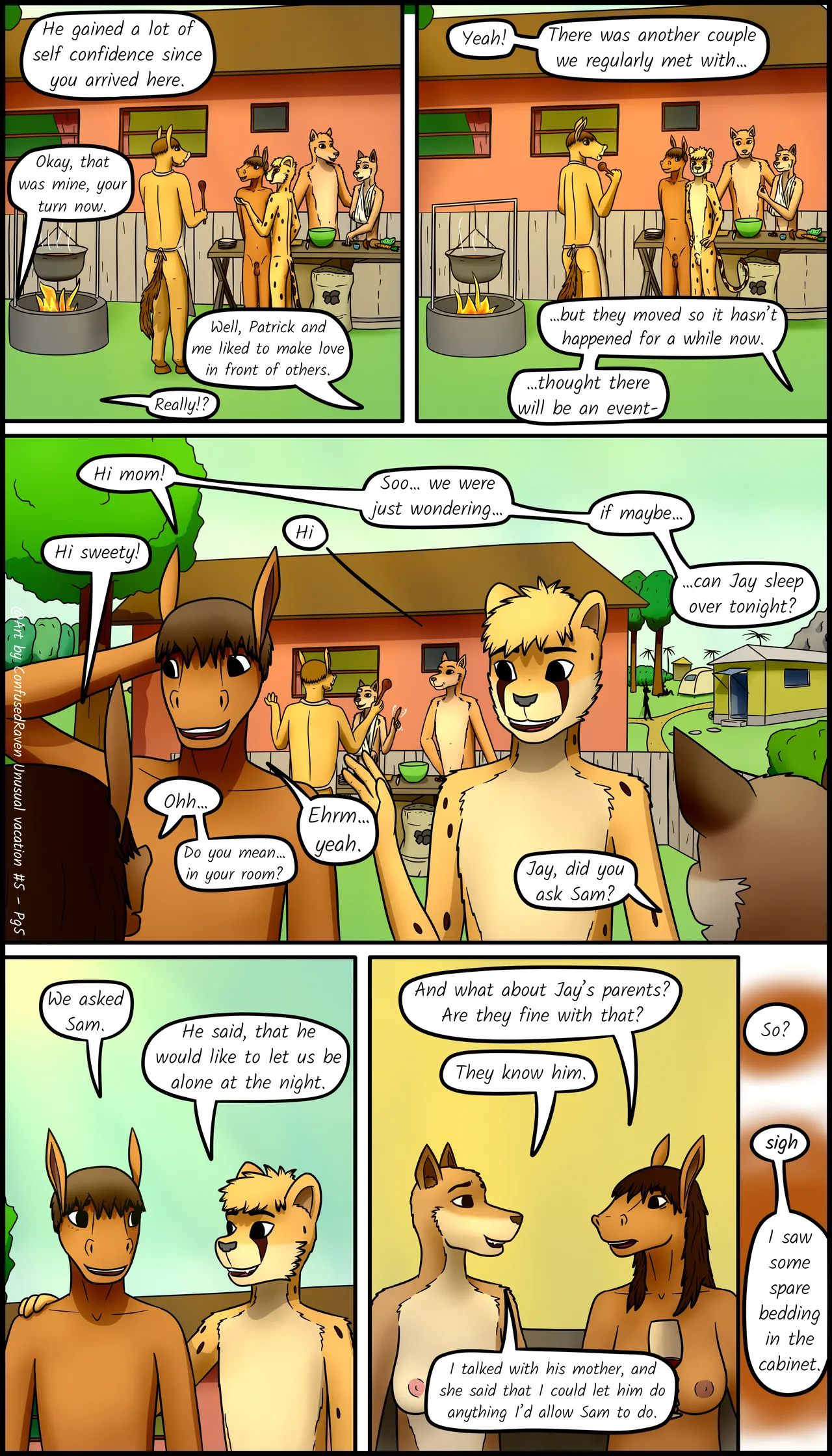 Unusual Vacation #5 - A taste of a new world page 5 full