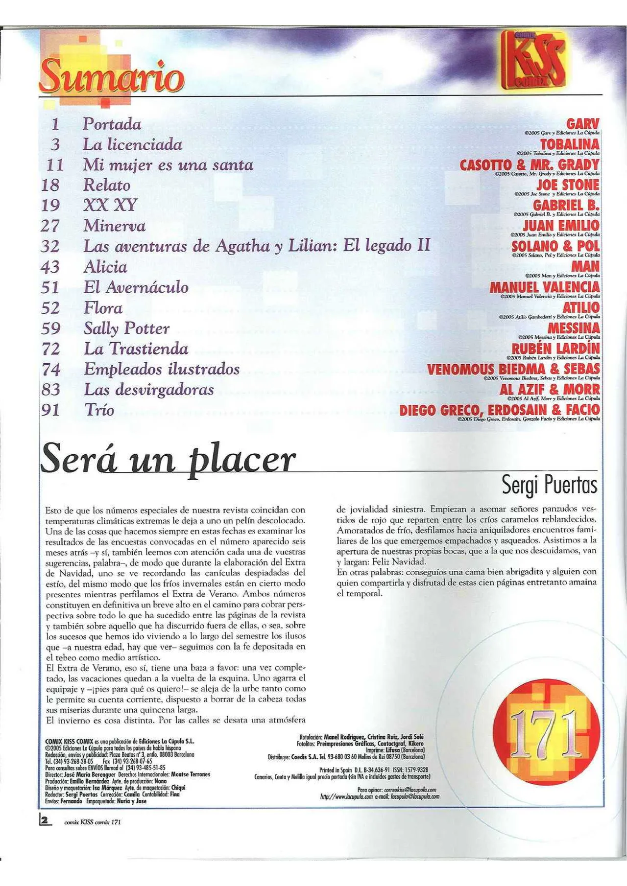 Kiss Comix #171 page 2 full