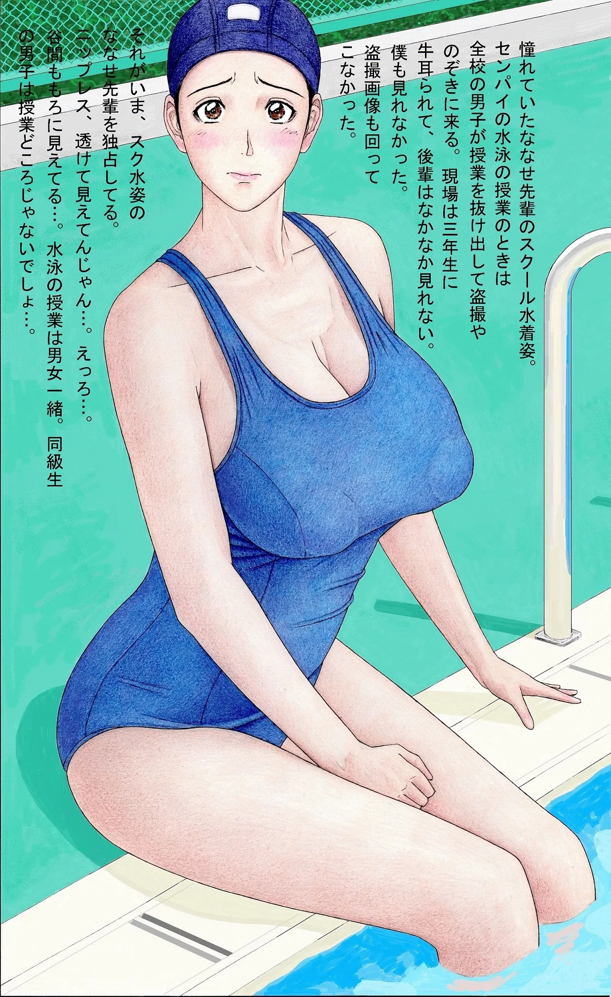 ななせ先輩の日常〜スク水編〜 page 1 full