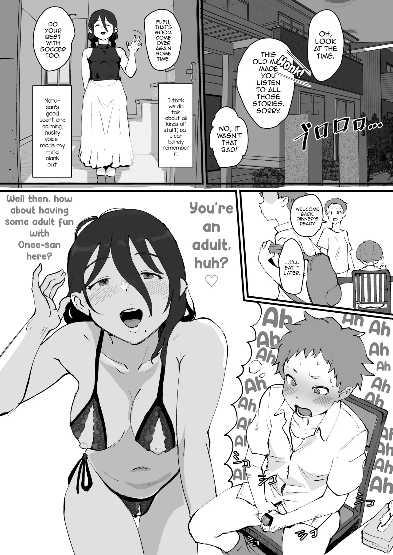 Ani→Yome!2 ~Kinjo no Kirei na Onee-san ga Jitsu wa Hentai Mesu Ani de Nou ga Hakai sareru~ | Big Bro→Wife! 2 ~The Pretty Neighbor Onee-san is Actually a Perverted Femboy Brother, and it's Blowing My Mind~ page 7 full