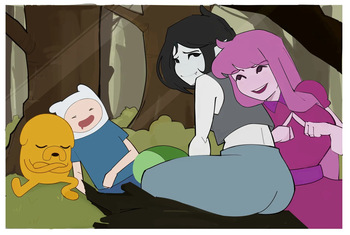 Adventure Time - Threesome cover