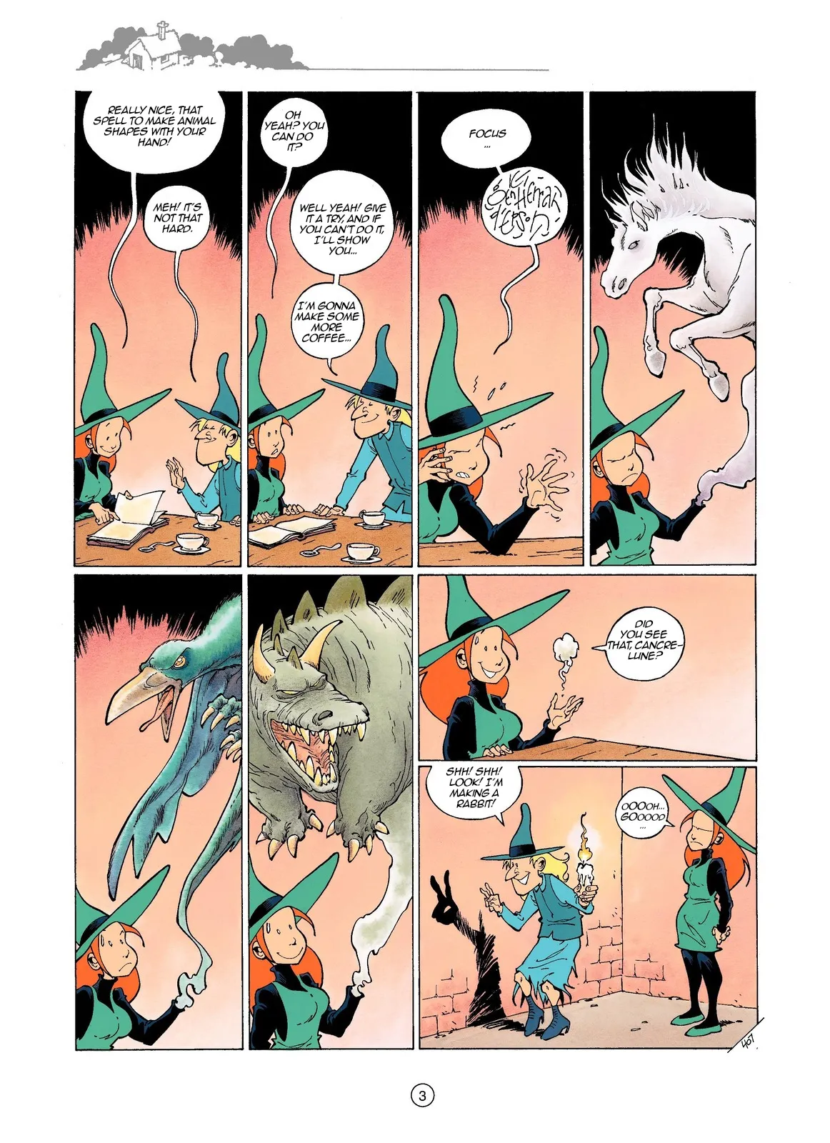 Mélusine #11 - Gilson &amp; Clarke - Mélusine and the School of Witchcraft, 2003 page 3 full