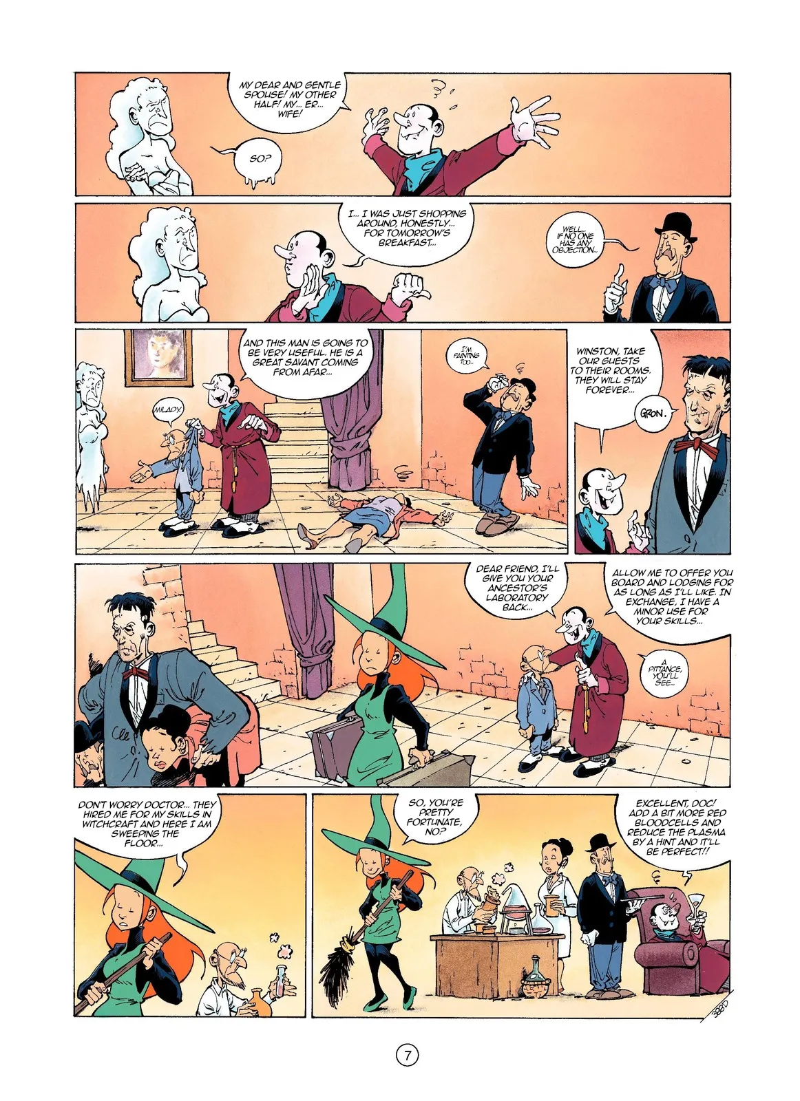 Mélusine #11 - Gilson &amp; Clarke - Mélusine and the School of Witchcraft, 2003 page 7 full