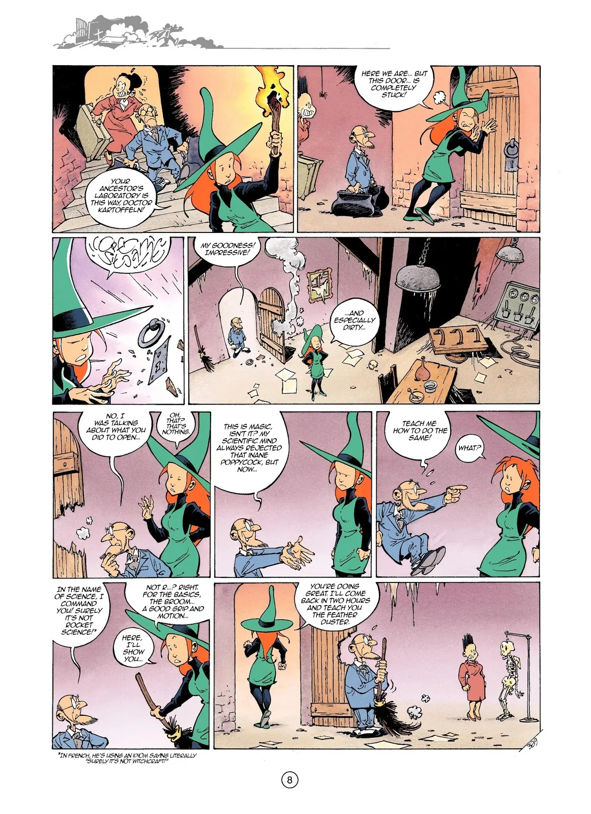 Mélusine #11 - Gilson &amp; Clarke - Mélusine and the School of Witchcraft, 2003 page 8 full