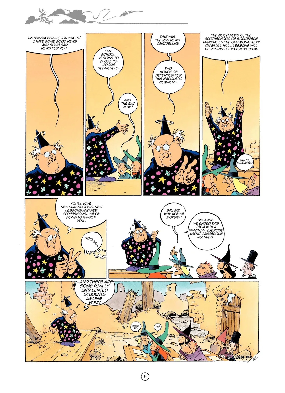 Mélusine #11 - Gilson &amp; Clarke - Mélusine and the School of Witchcraft, 2003 page 9 full