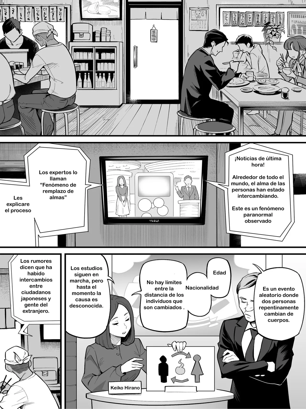 Tamashii Irekawari Genshou - Case 1 Fukami Shiori no Baai| Fenomeno cambio de cuerpos caso 1 Shiori fukami page 10 full