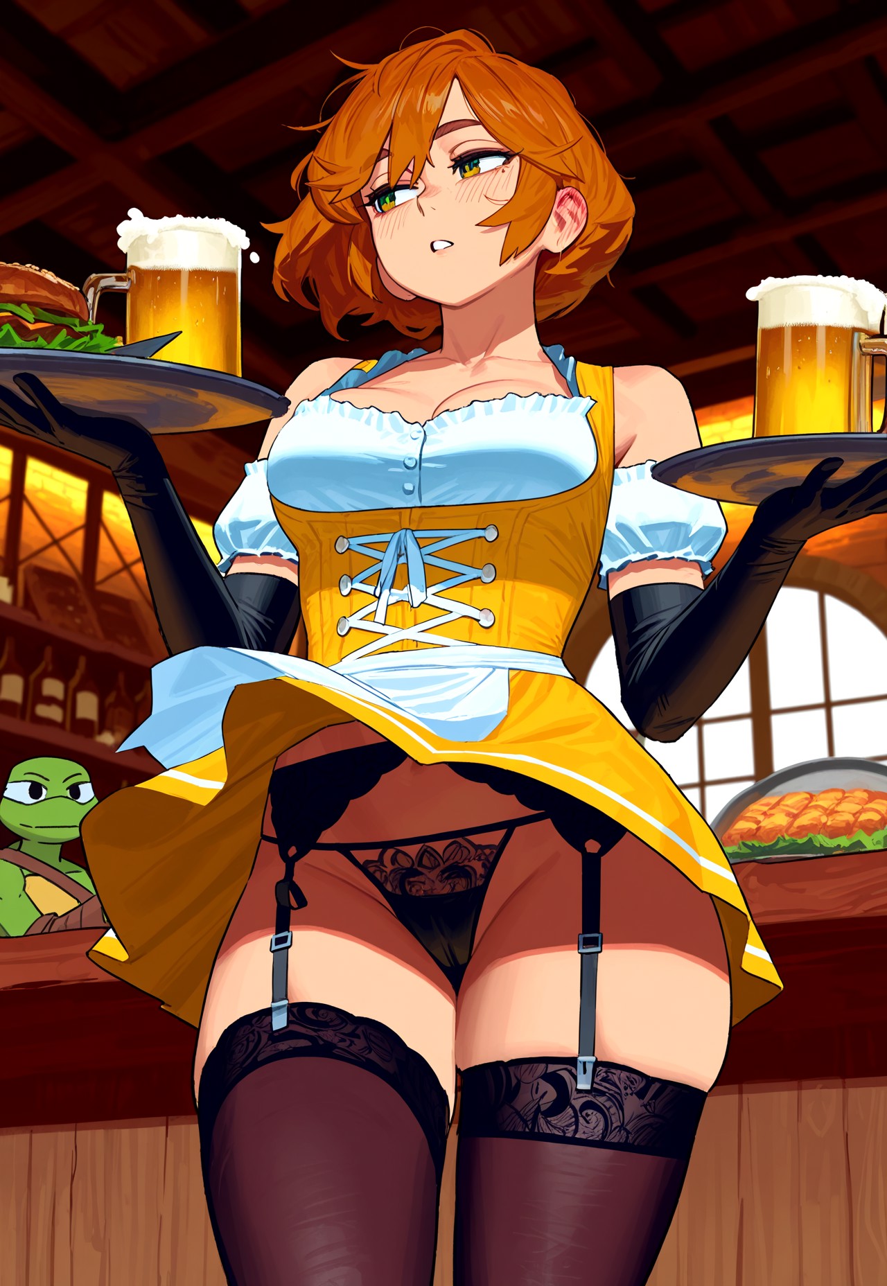THICC APRIL O'NIEL'S WIND-LIFTED DIRNDL &amp; THIGH STRAPS page 4 full