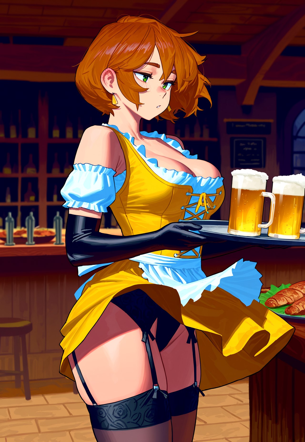 THICC APRIL O'NIEL'S WIND-LIFTED DIRNDL &amp; THIGH STRAPS page 7 full