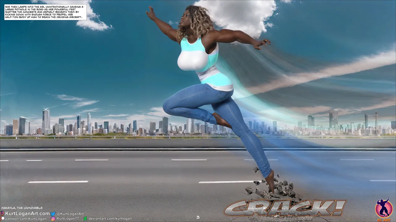 Makayla, the unmovable page 3 full