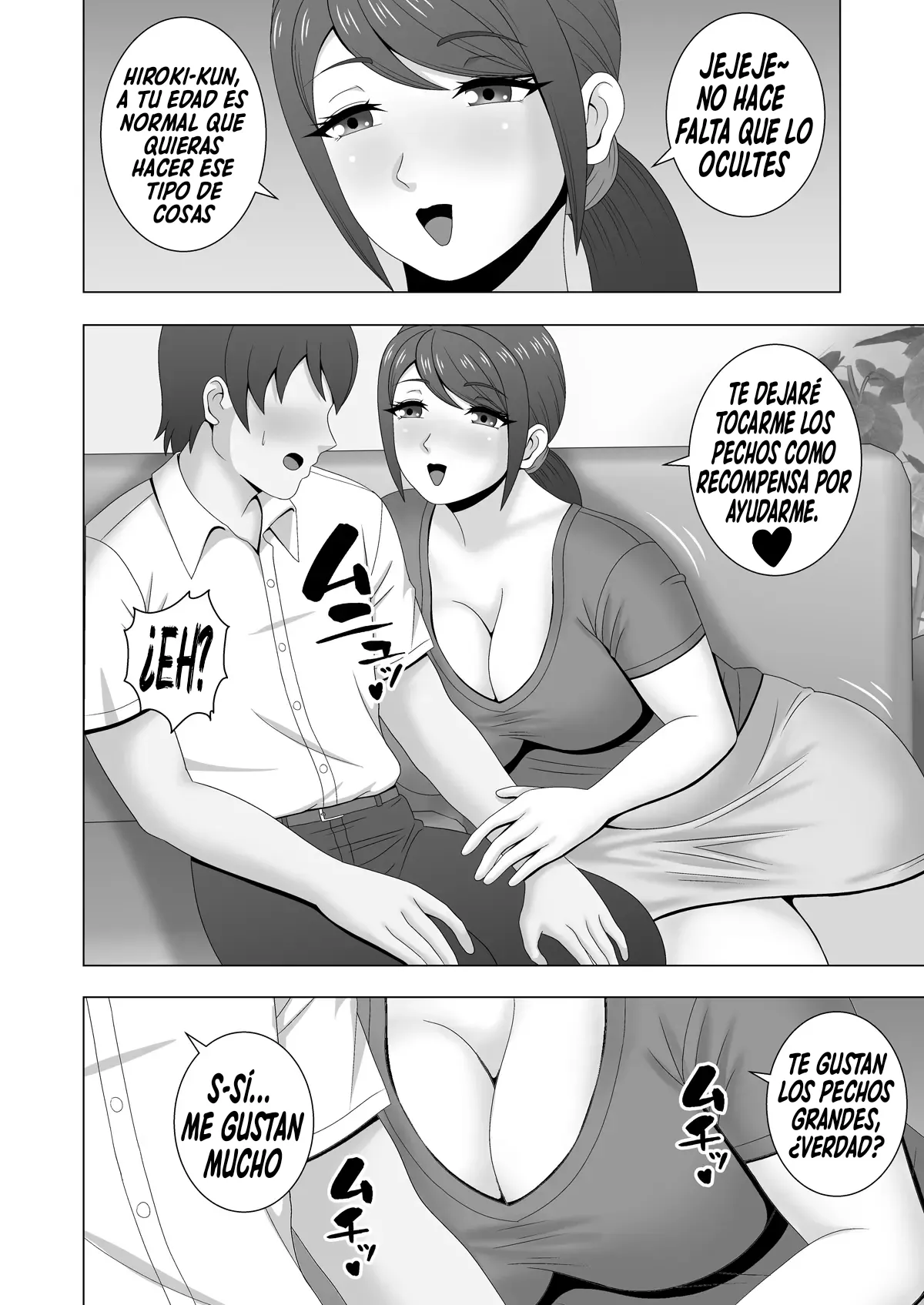 Muchimuchi Hitozuma no Midara na Yuuwaku｜La Erótica Seducción De Una Esposa Regordeta page 9 full