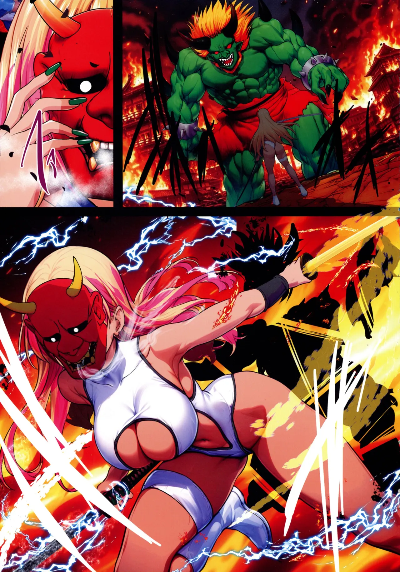 InCha Otouto ga Otaryman Seikatsu Shinagara Bonyuu Tappuri Kinpatsu Bakunyuu Oyako o Harem H &amp; Kobetsu Date de Harama seru Hanashi page 7 full