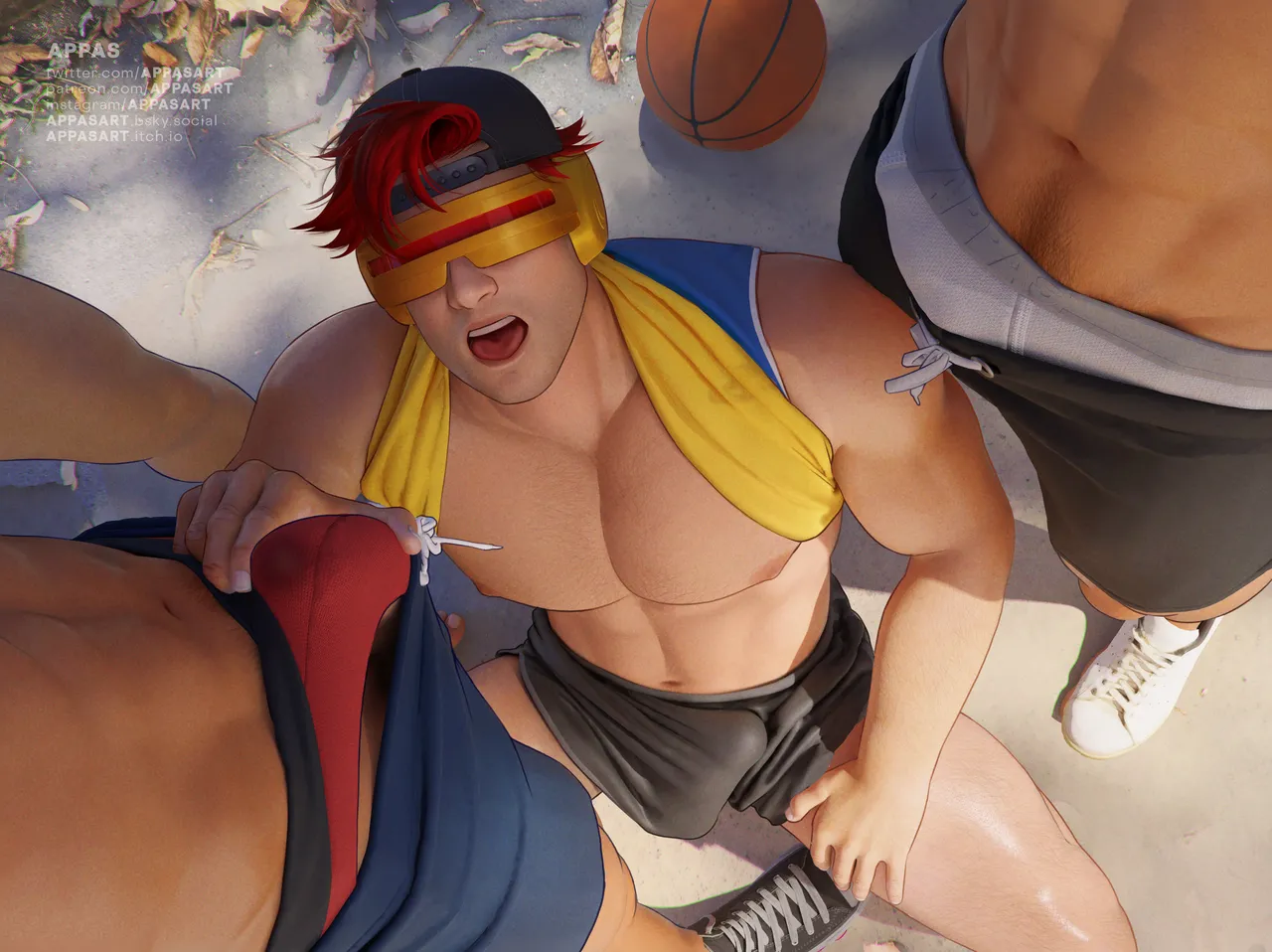 July 2024 - Cyclops &amp; Jim Hopper X Steve Harrington page 8 full