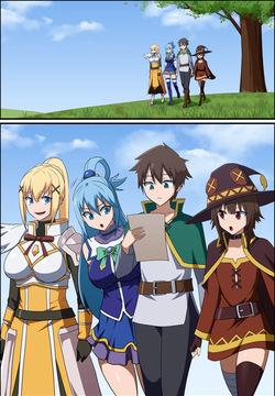 KONOSUBA - Kazuma Satou / Aqua / Megumin / Darkness