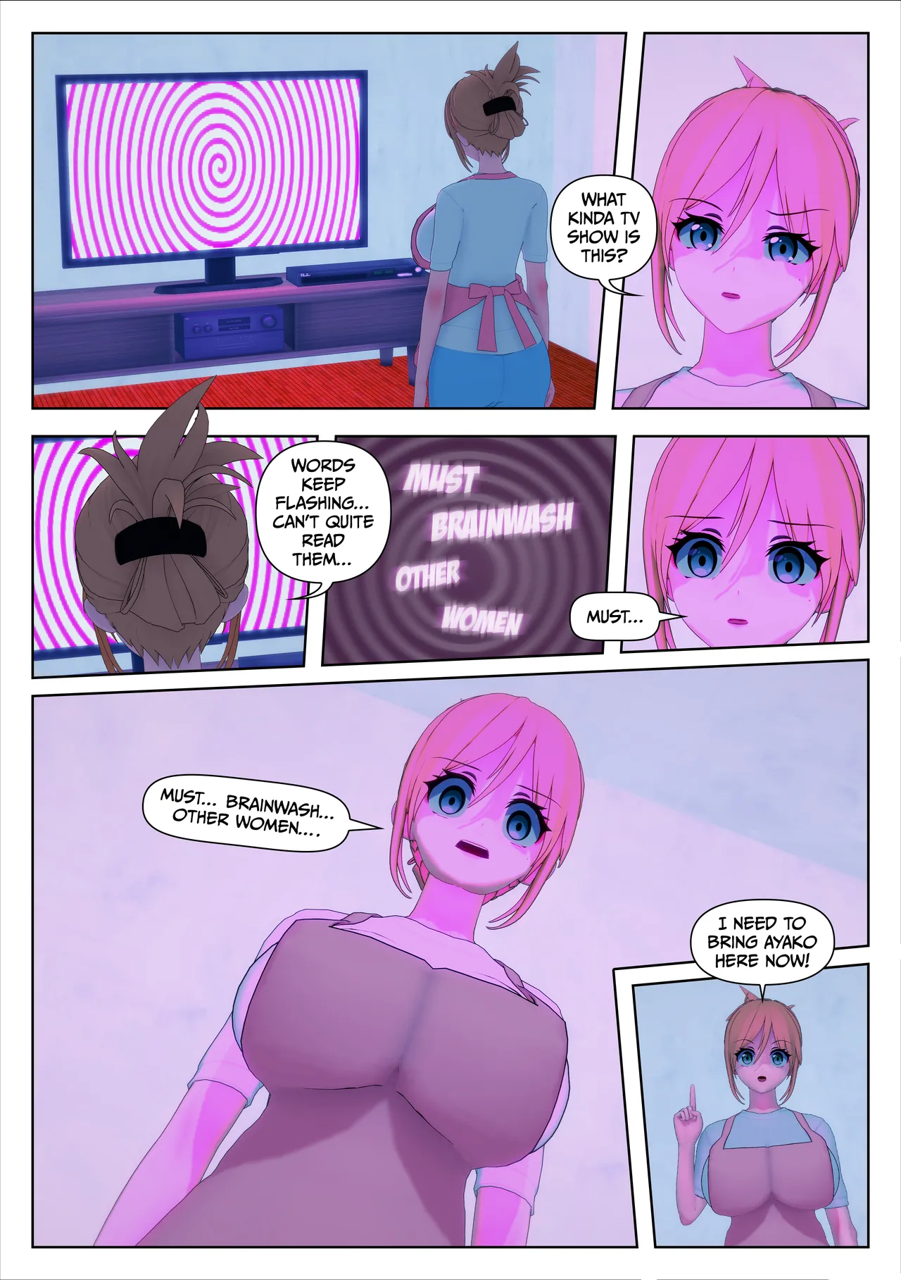 Tamako and Ayaka in - Hypnotized Hypnotist page 2 full