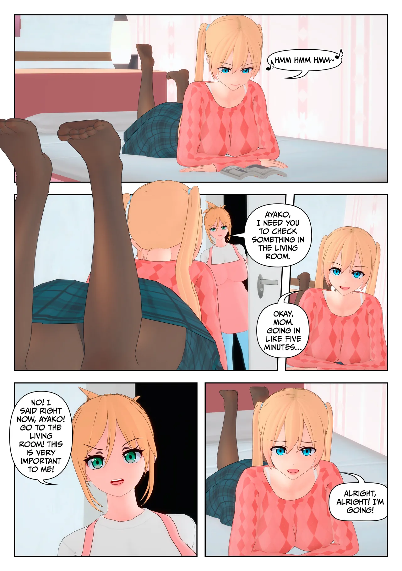 Tamako and Ayaka in - Hypnotized Hypnotist page 3 full