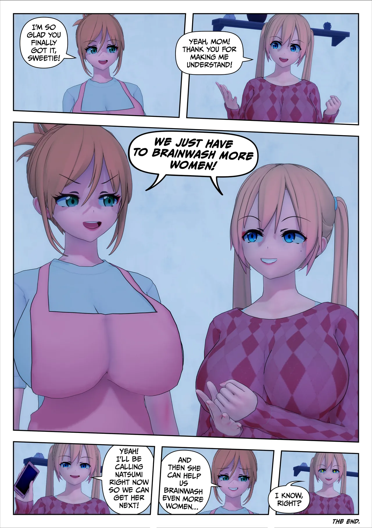 Tamako and Ayaka in - Hypnotized Hypnotist page 6 full