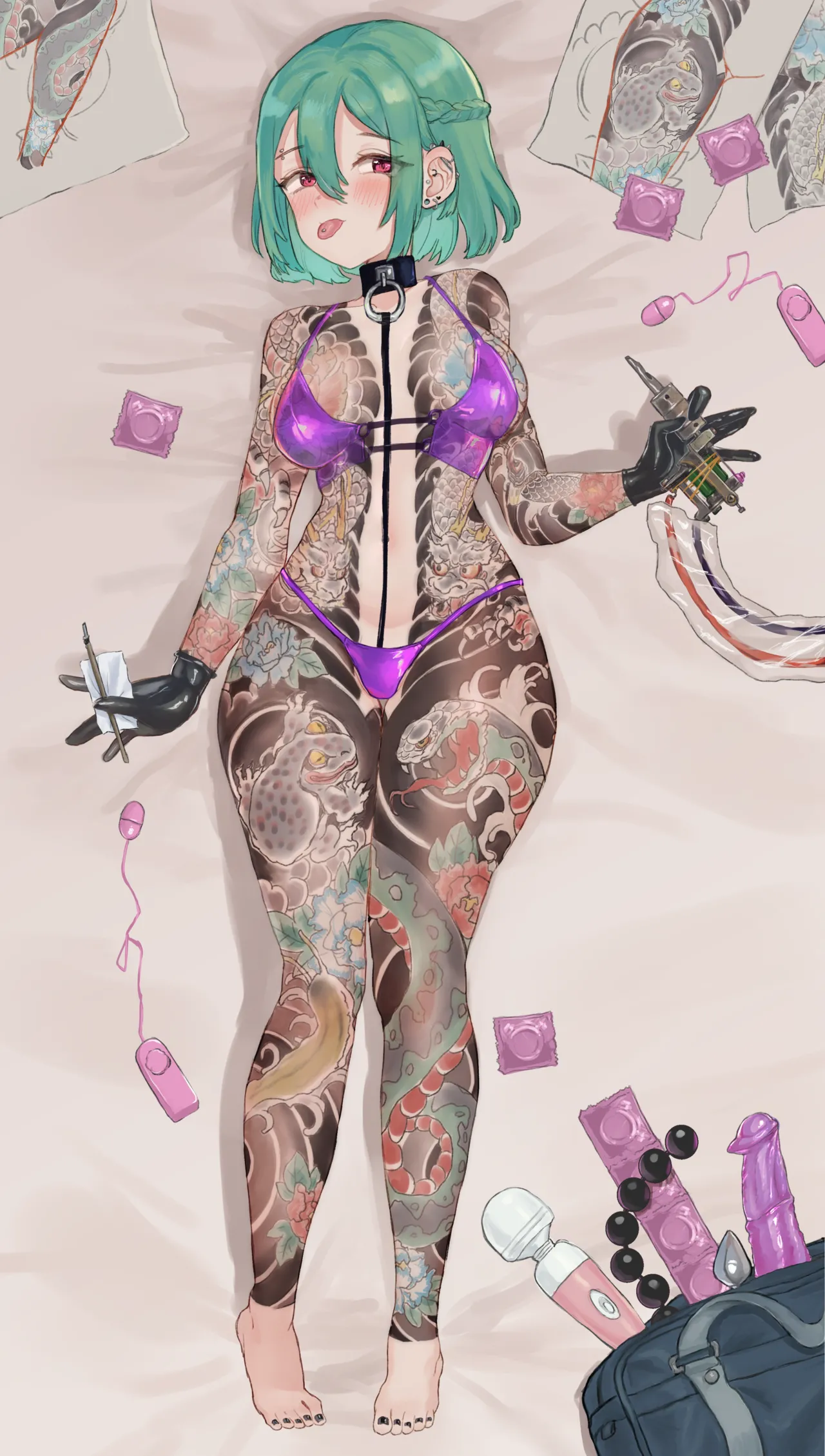 半夏 胸割り総身彫り Fanbox page 10 full