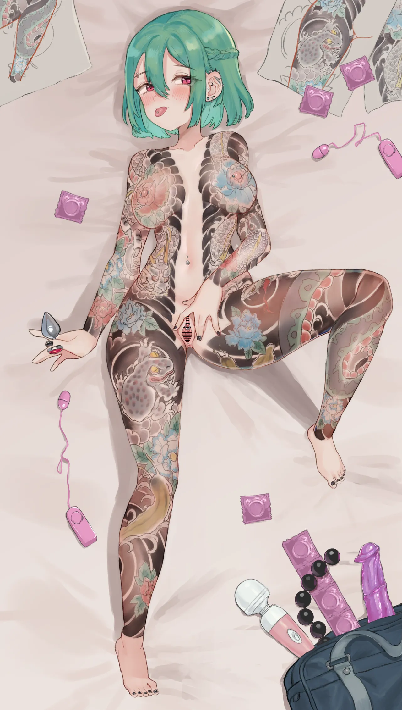 半夏 胸割り総身彫り Fanbox page 3 full