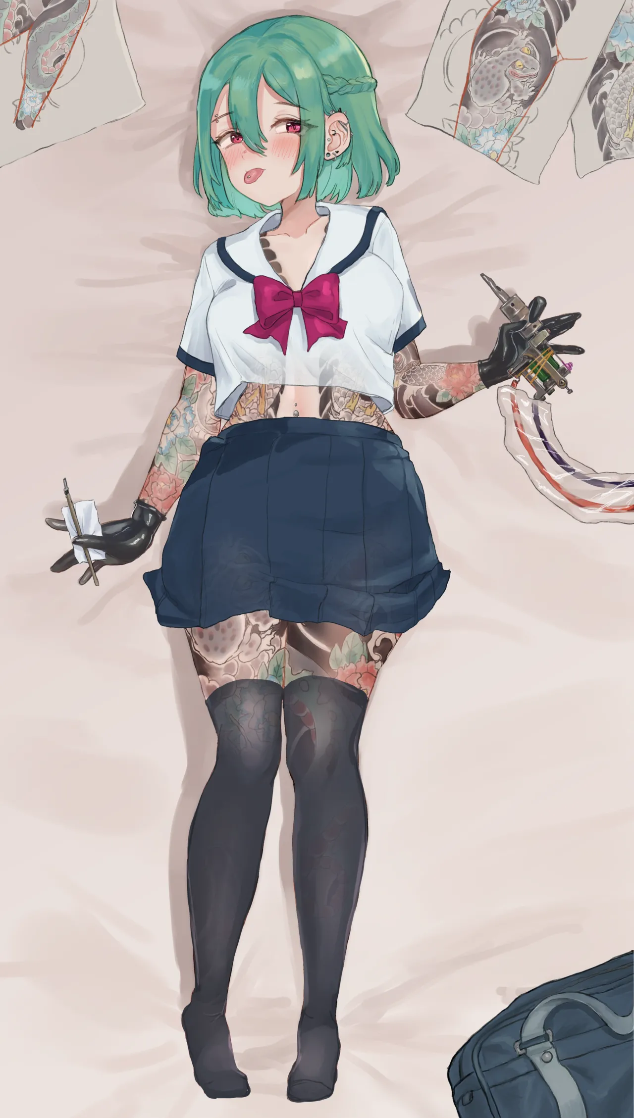 半夏 胸割り総身彫り Fanbox page 4 full