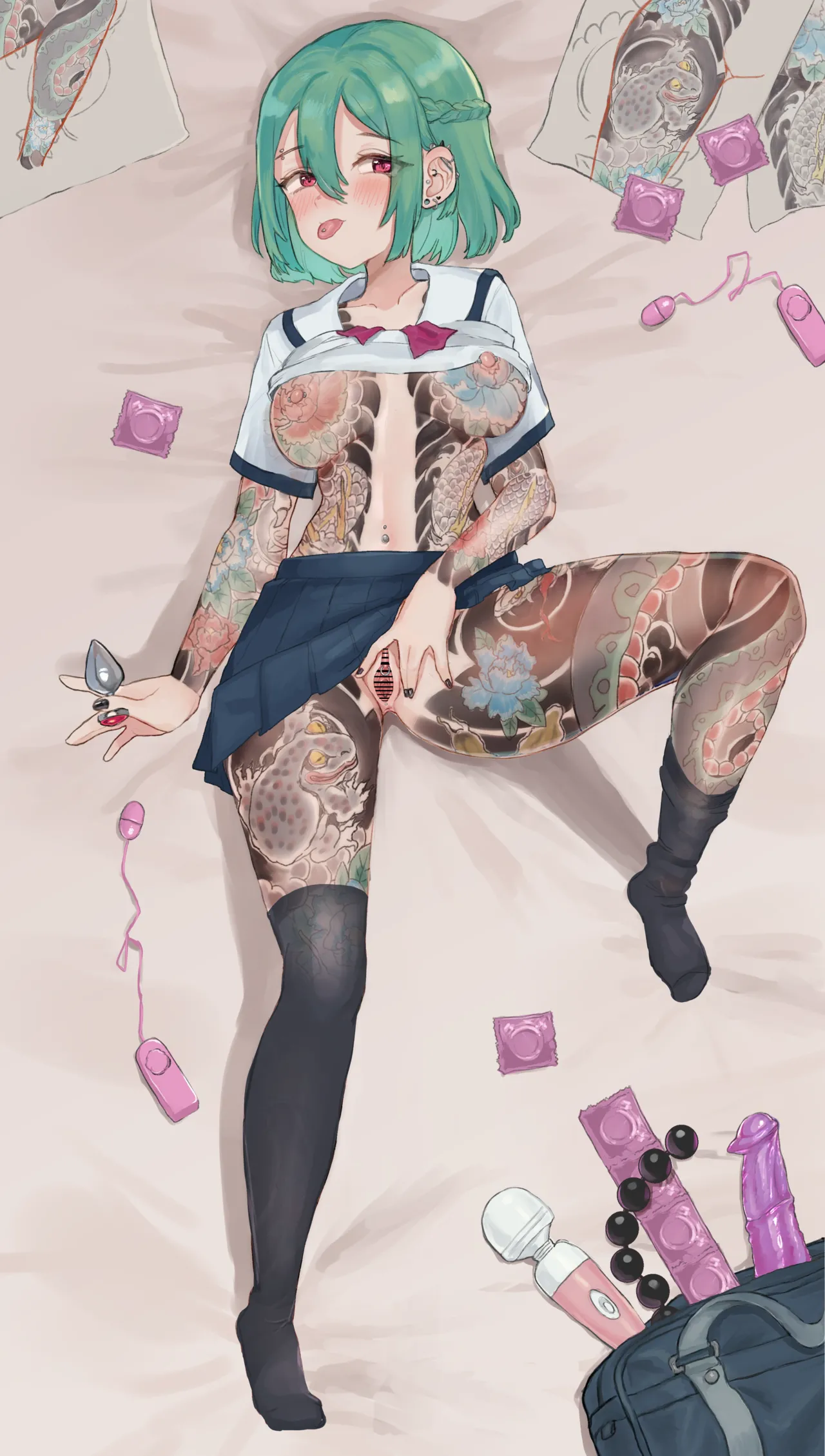 半夏 胸割り総身彫り Fanbox page 5 full