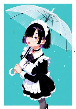 STUNNING MAID'S VIEW FROM ABOVE: VICTORIAN IN UMBERELLA