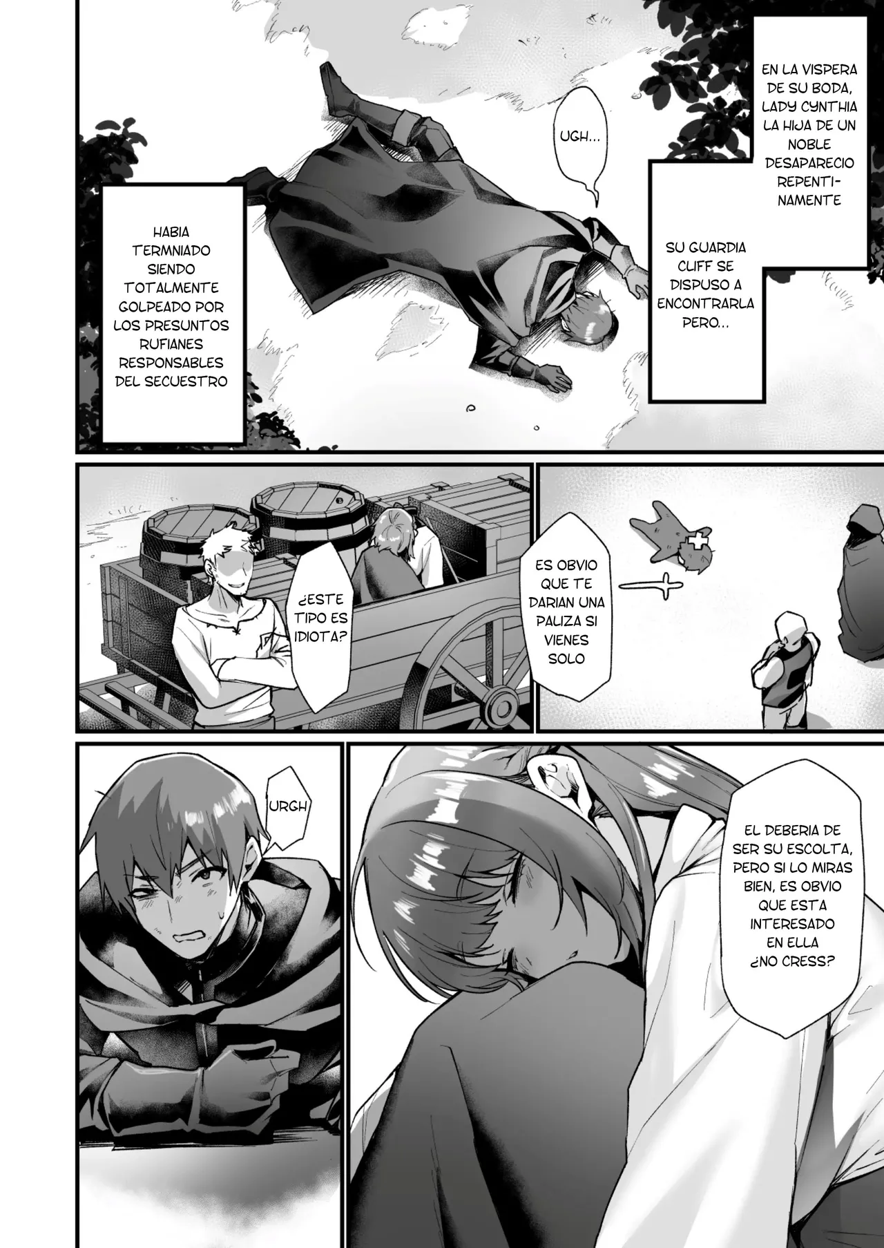 Goei Kishi no Irekawari Nyotaika Mission! | ¡Una misión para cambiar de cuerpo con el caballero escolta! page 3 full