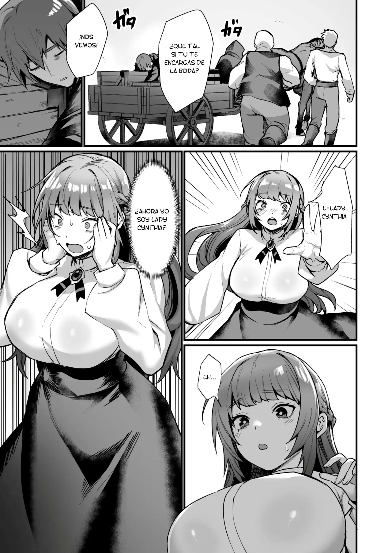 Goei Kishi no Irekawari Nyotaika Mission! | ¡Una misión para cambiar de cuerpo con el caballero escolta! page 6 full