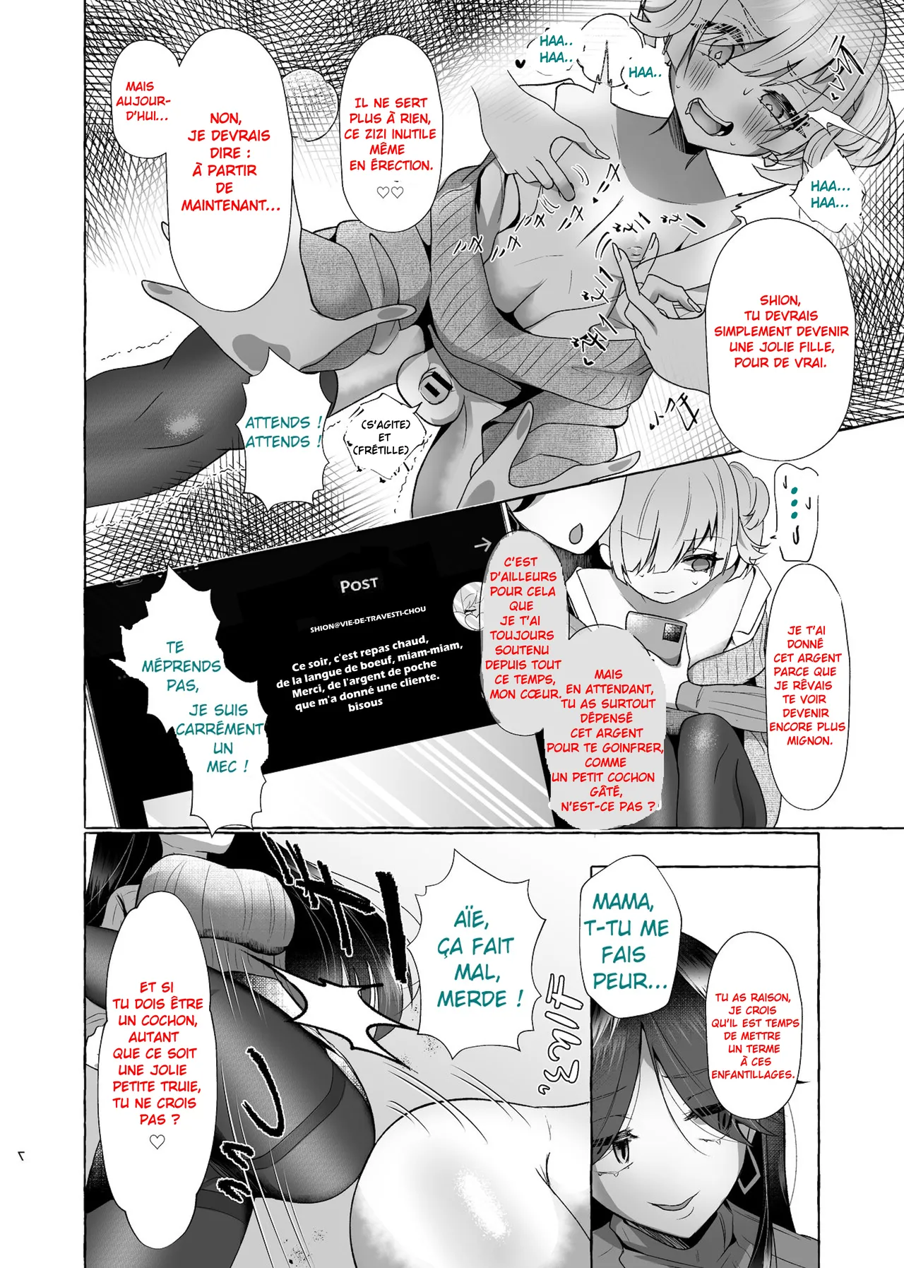 Shion 100% Feminisation ~ Du Choupi à la Truie ~ page 6 full
