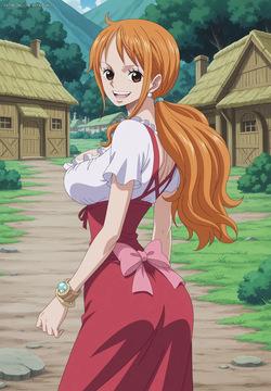 Nami at Whole Cake Island