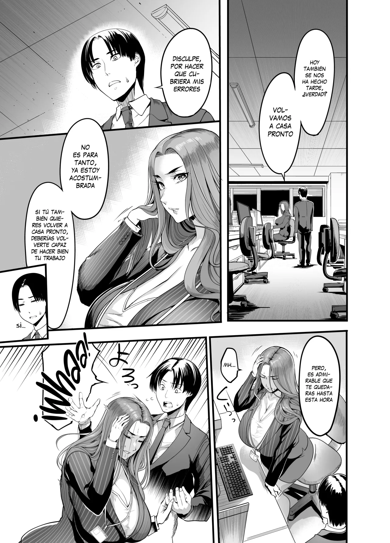 Sawatta dake de Iku Onna Shokuba no Babaa Senpai｜La mujer que se excita con solo tocarla - La vieja bruja del trabajo page 10 full