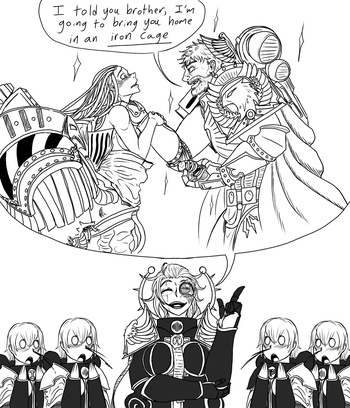 Sororitas Stories and Warhammer Art cover