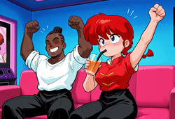 Ranma-chan should not go drinking