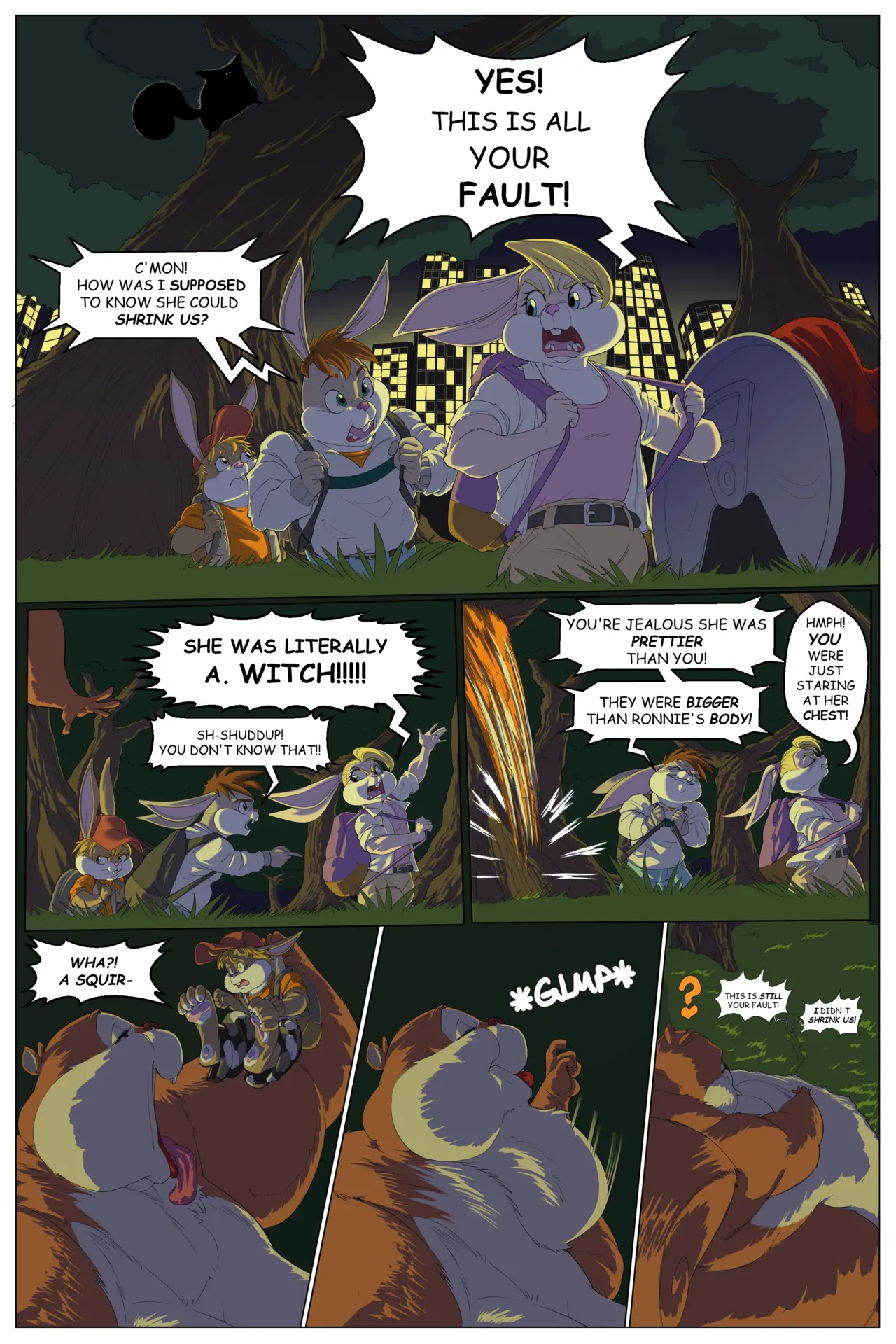 The "big" squirrel - Vore by Shyland page 1 full