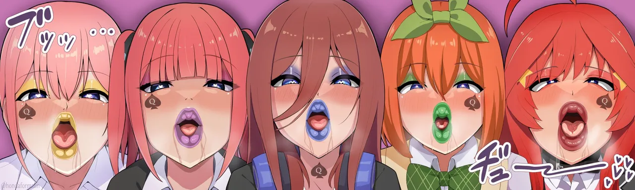 The Quintessential Quintuples Blowjob and CG art Collection page 2 full